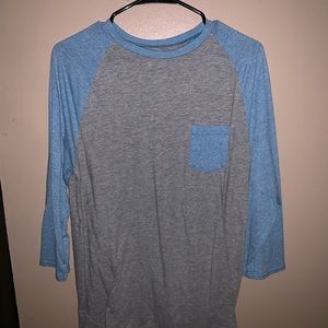 Men’s Baseball 3/4 sleeve Pocket T-Shirt